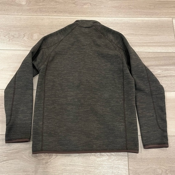 Patagonia Better Sweater Mens Small Dark Walnut Quarter Zip Fleece Hiking 25522 - Picture 7 of 7